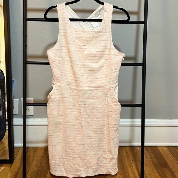 LOFT cris cross back dress with pockets - Picture 4 of 10